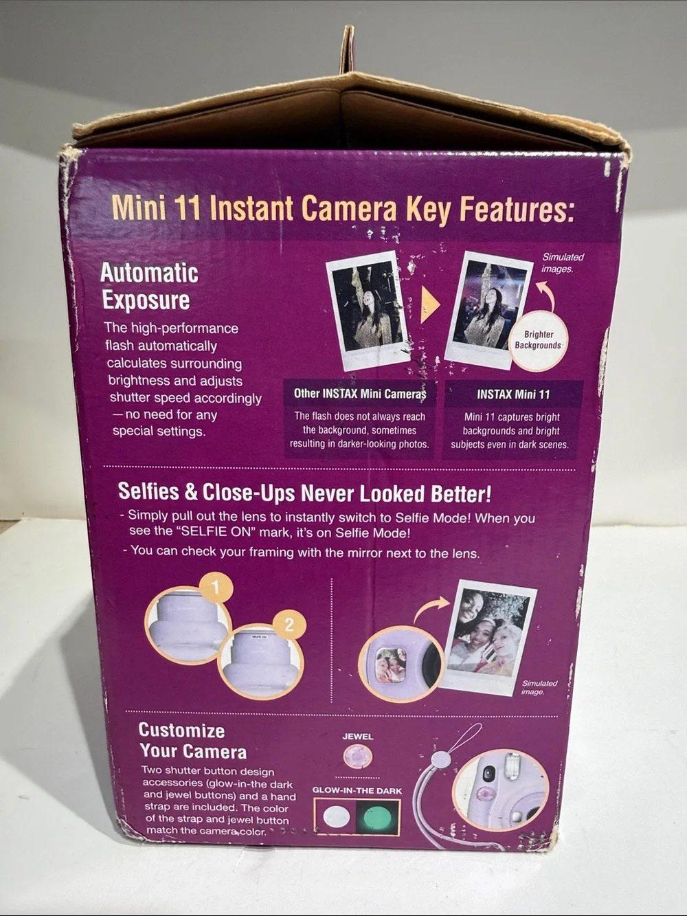 Instax Fujifilm Mini 11 Instant Camera Bundle - Lilac Purple
